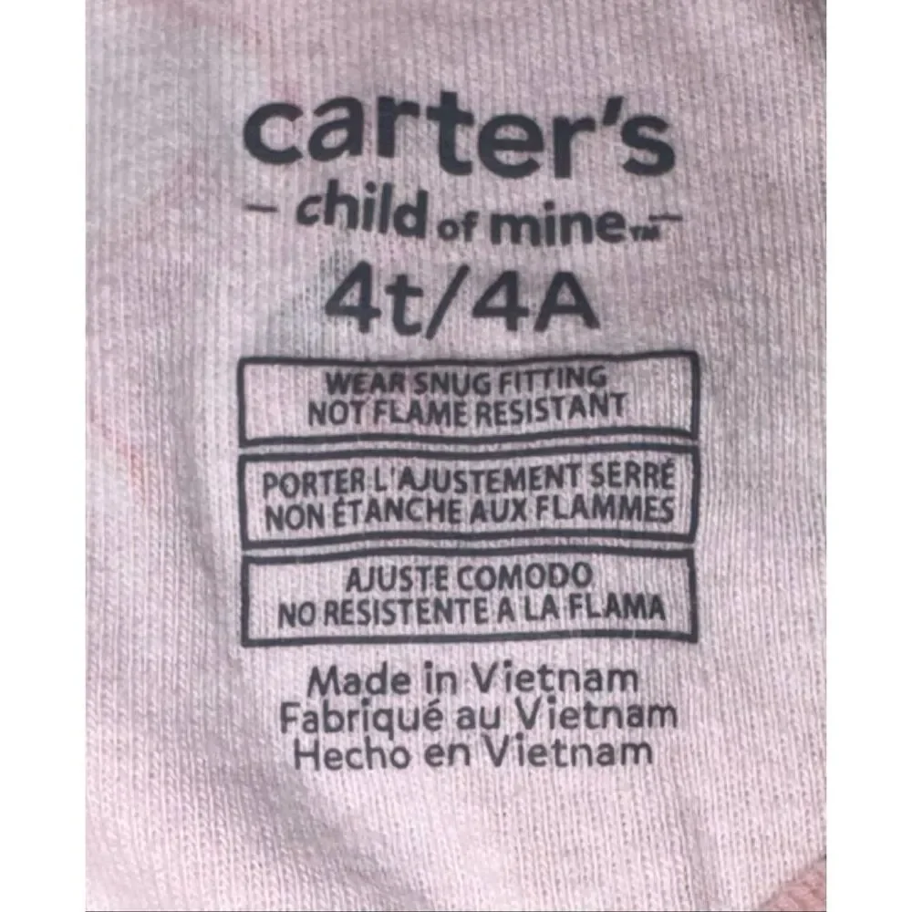 Carter’s Easter Bunny Pajamas size 4T